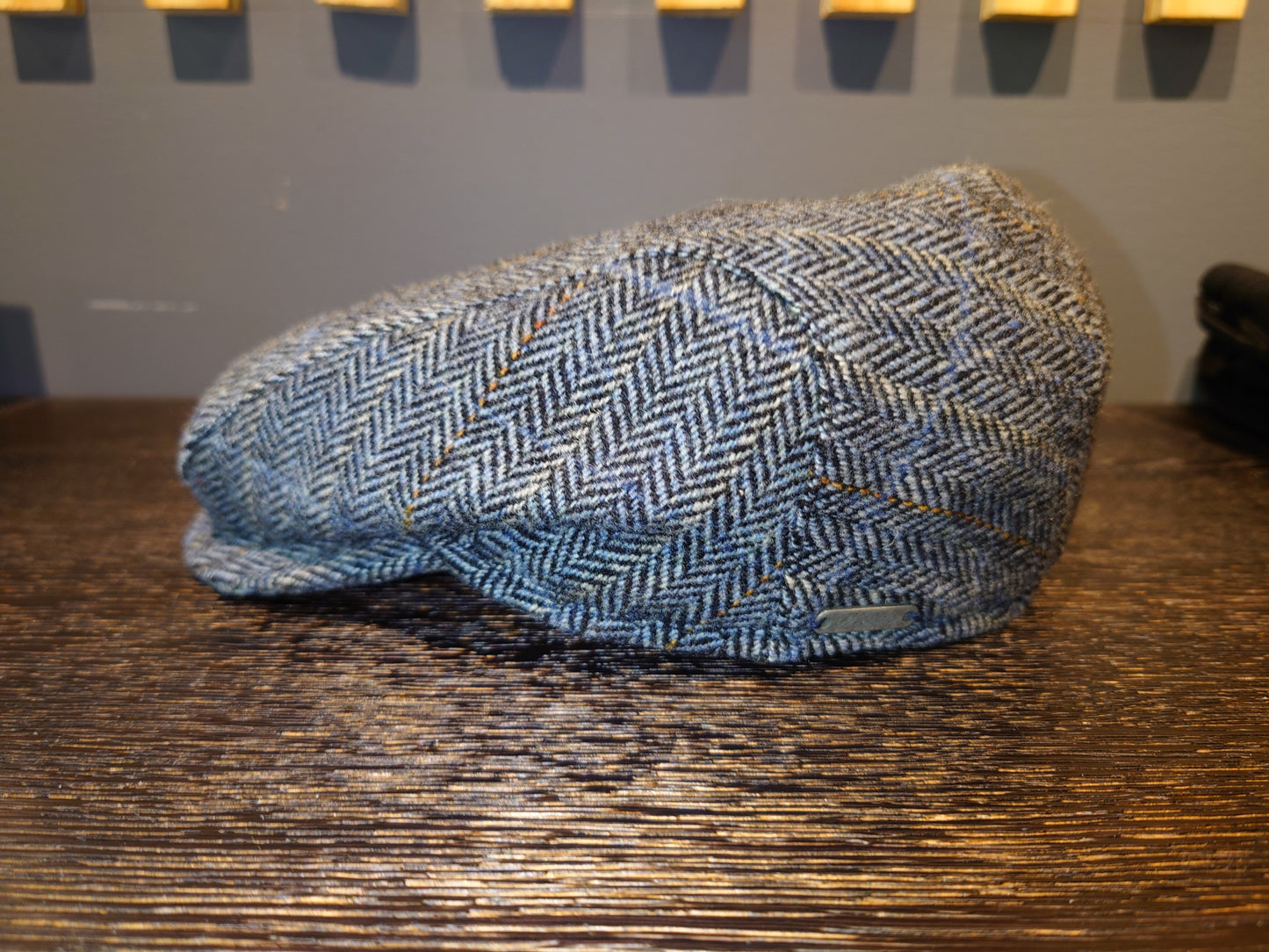 Wigens Ivy Slim Cap Herringbone