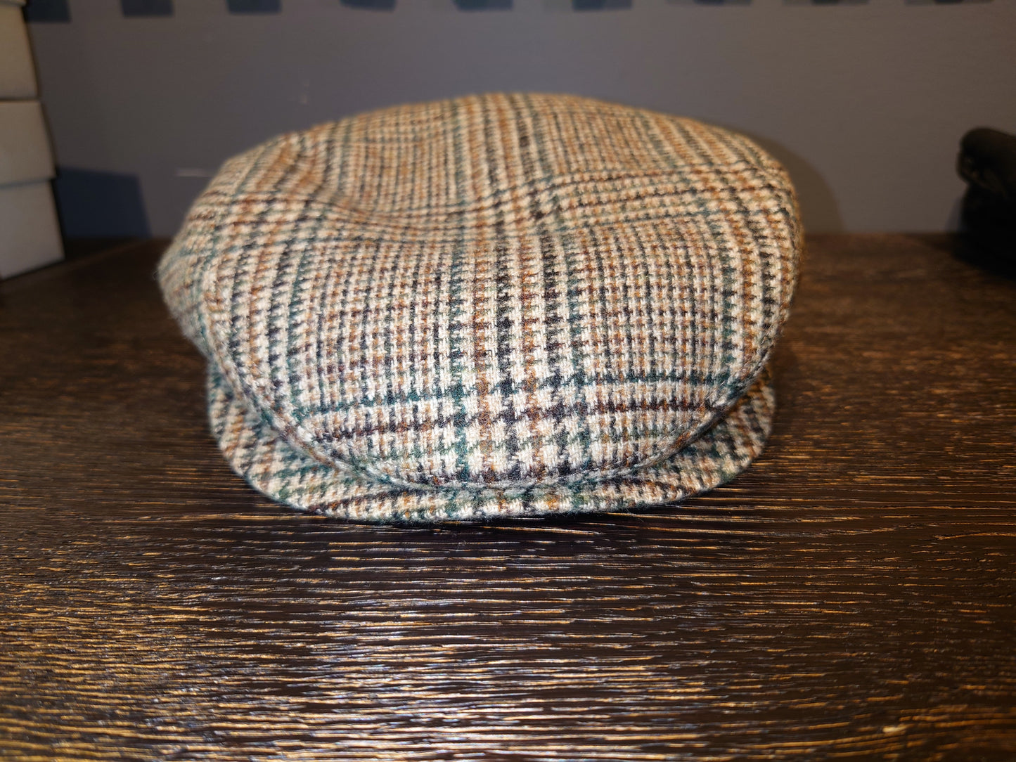 Wigens Ivy Slim Cap Houndstooth