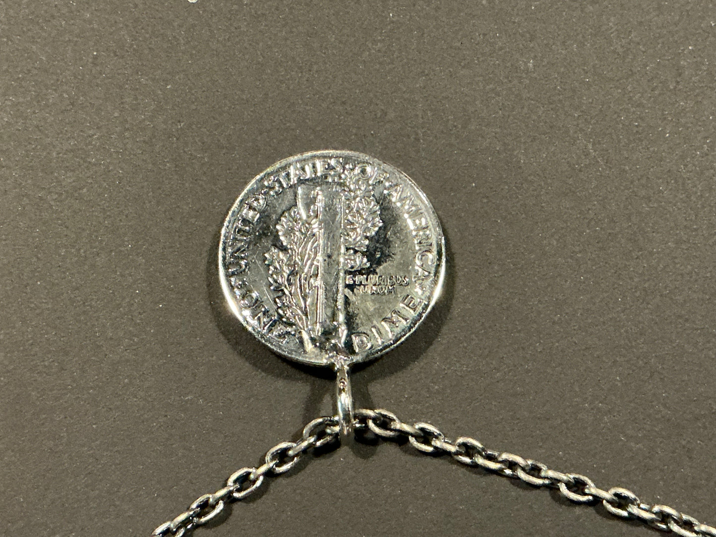 North Works 10¢ Brass Star Pendant and Chain