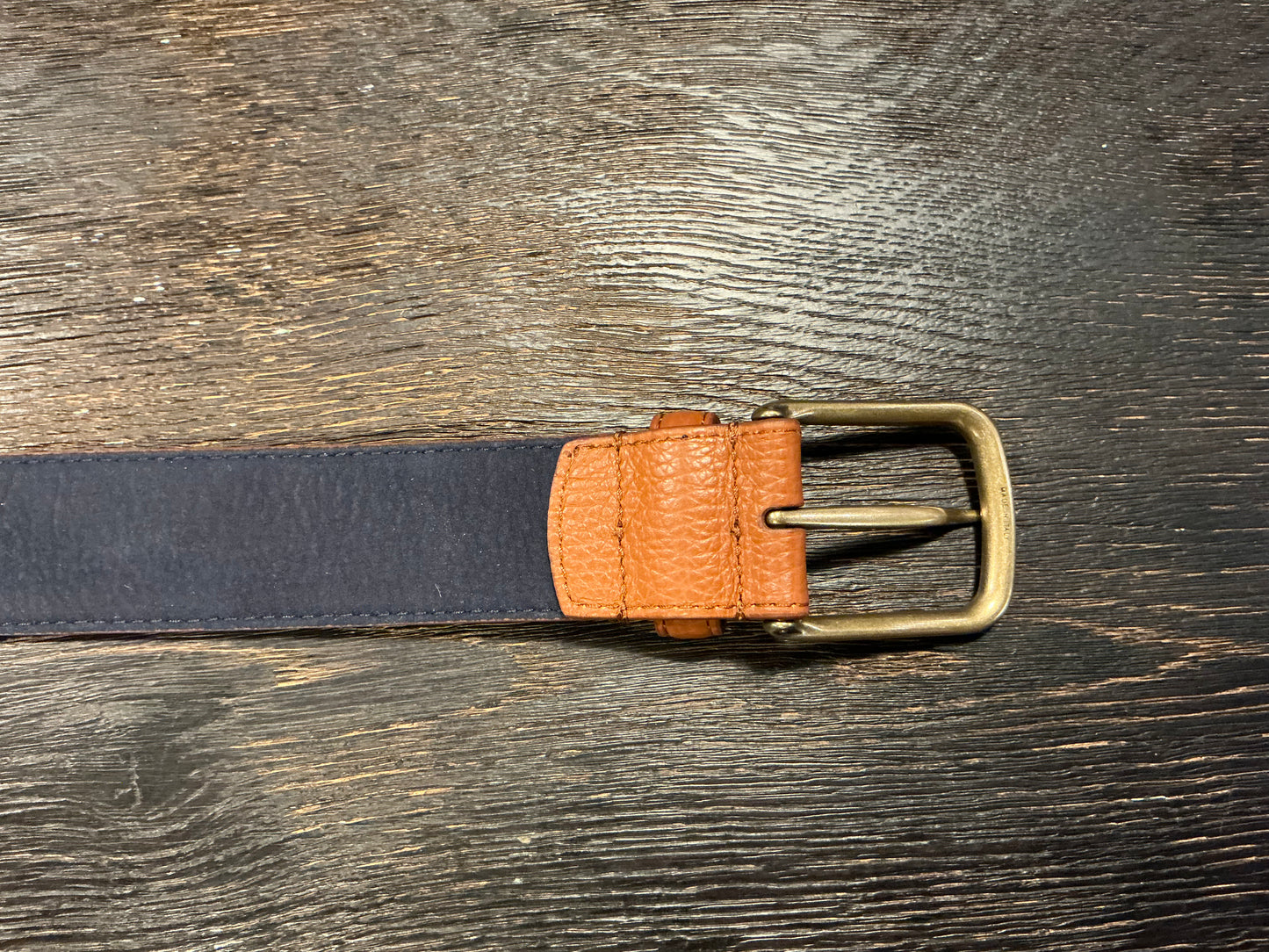 Simonnot-Godard Brown Calfskin Grain Belt