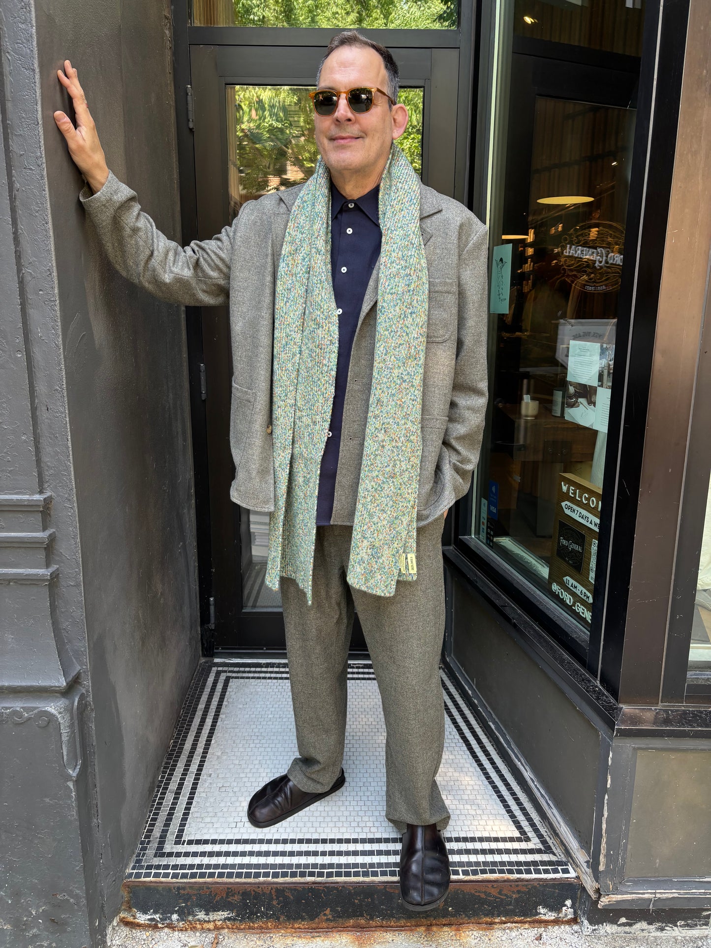 De Bonne Facture Knitted Scarf