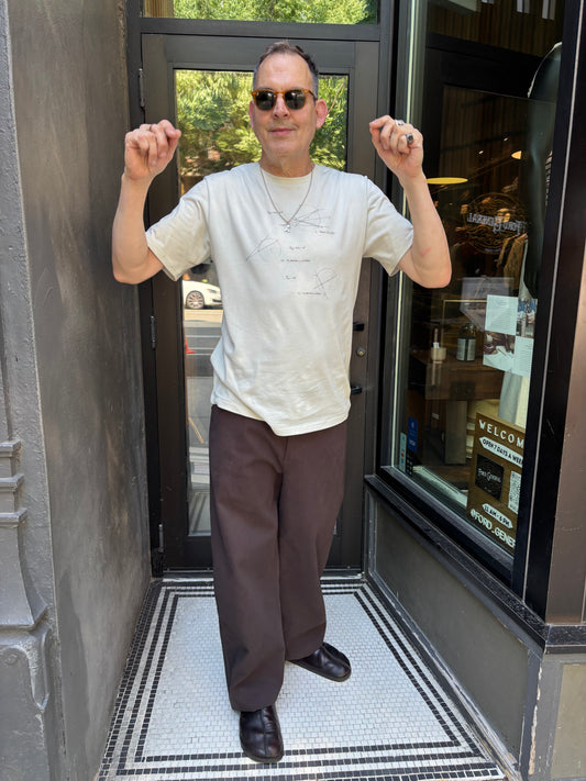 De Bonne Facture Wide Leg Work Pants