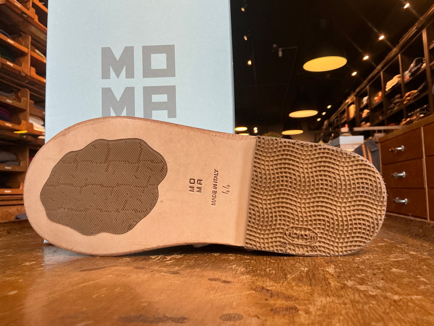 MOMA Camoscione Sandals Light Grey