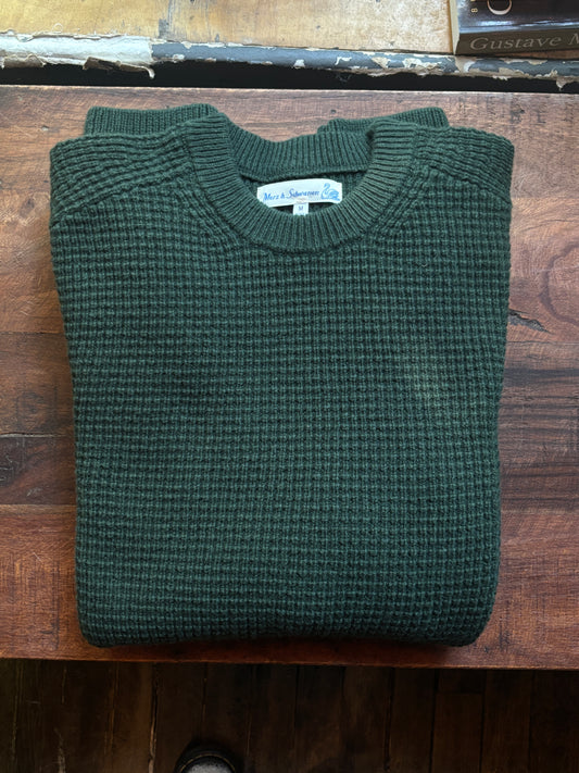 Merz b. Schwanen Blade 02 Waffle Structured Pullover