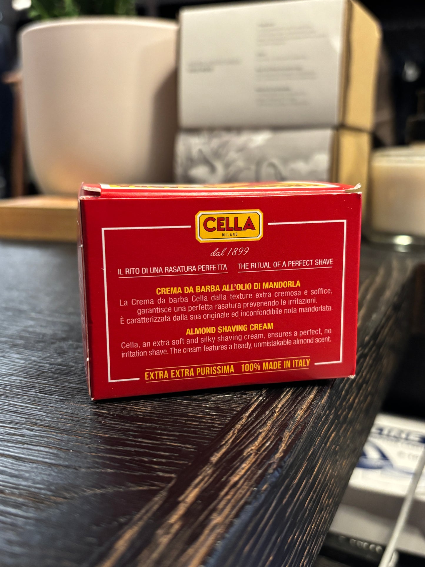Almond Shaving Cream - Cella Milano