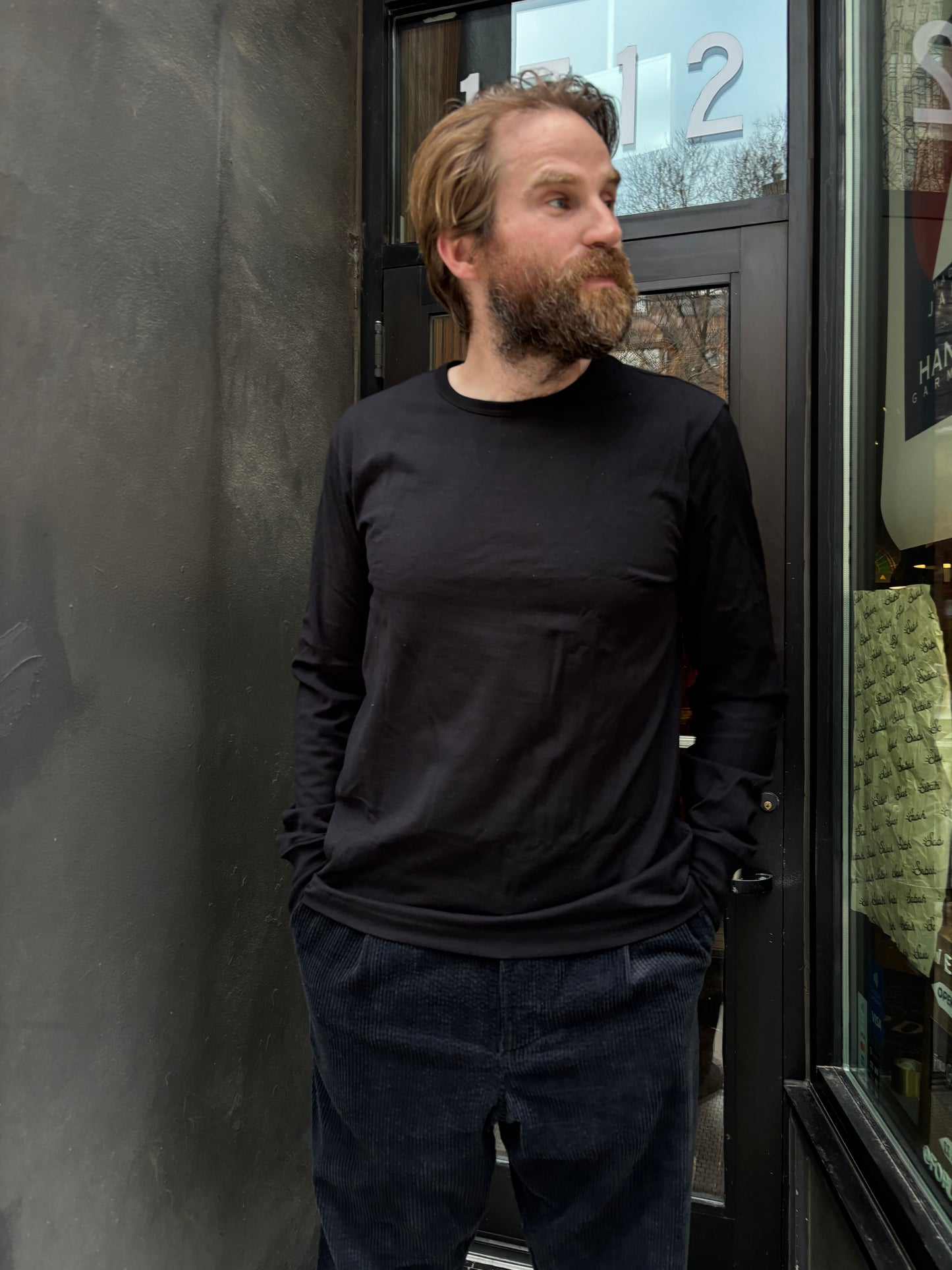 Merz B Schwanen 2M15LS Vintage Refined Classic Fit Longsleeve