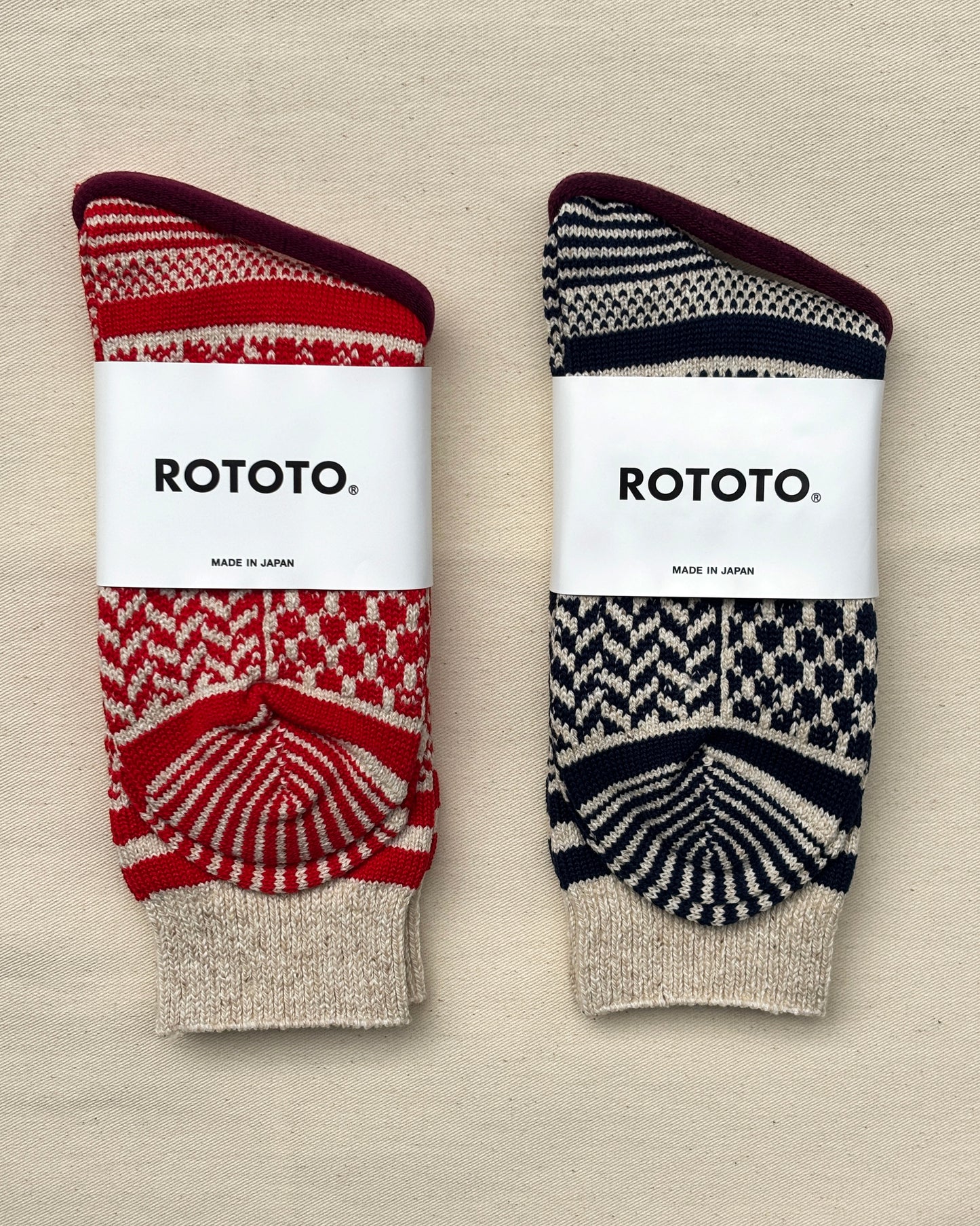 Rototo Multi Jacquard Socks