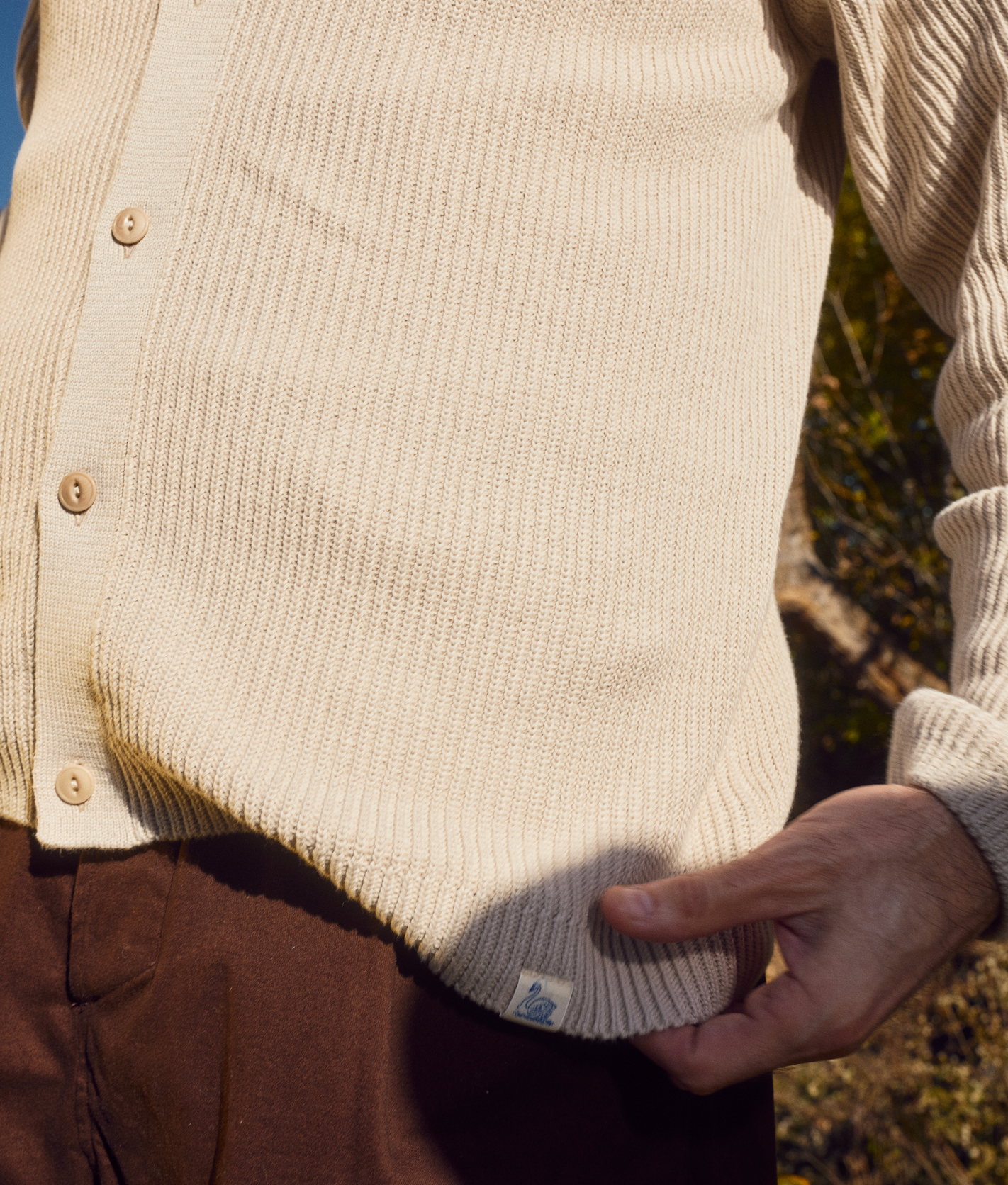 Merz b. Schwanen Ribbed Knitshirt