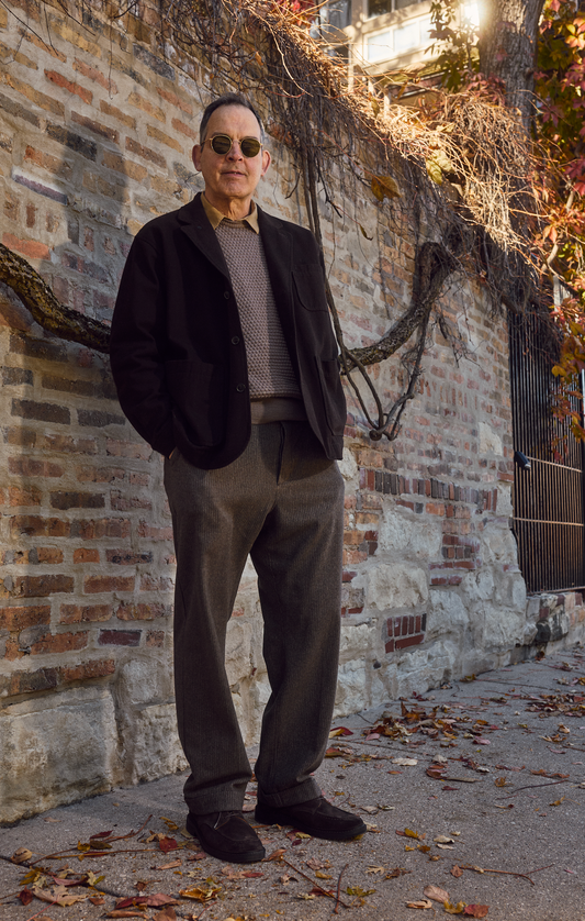 Hansen Sune Pleated Wide Cut Trouser