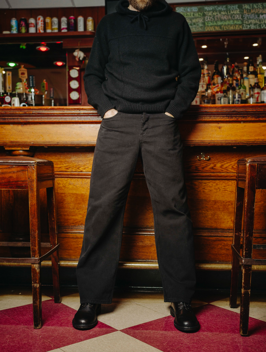 Hansen MILAN Straight Wide Workwear Trousers