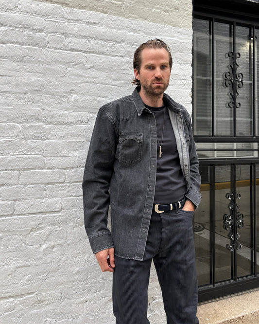 Modern Western Denim Shirt