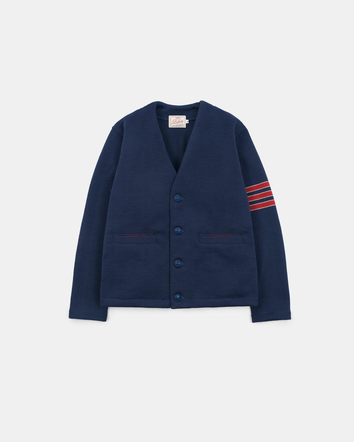Slouchy Varsity Cardigan Sweater
