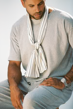 Hugh Italian Silk Scarf