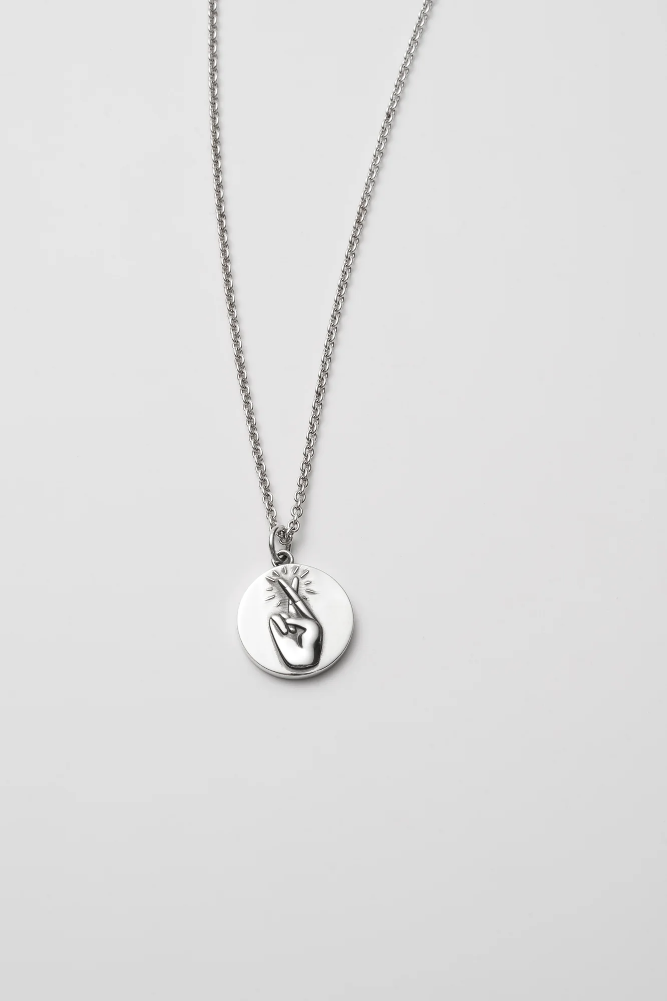 Fingers Crossed Pendent