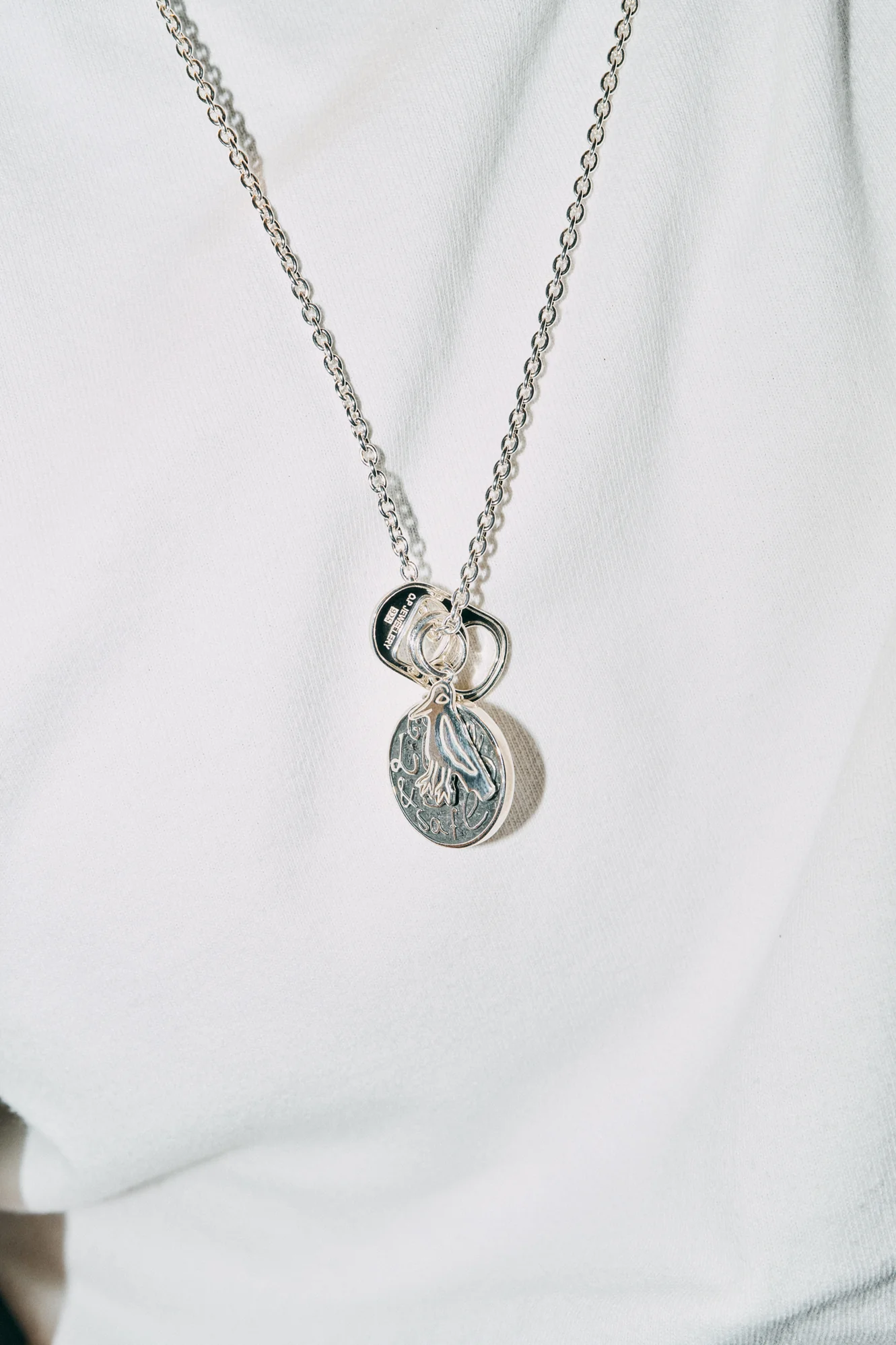 Small Anchor Chain Hook Necklace