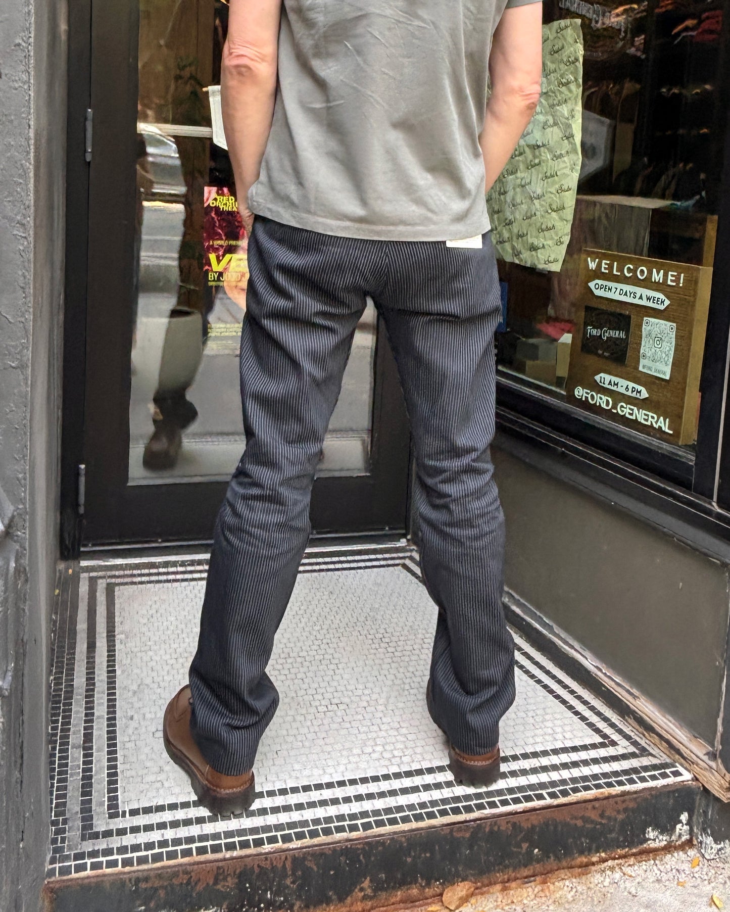 Indigofera Swearengen Hickory Stripe Pants