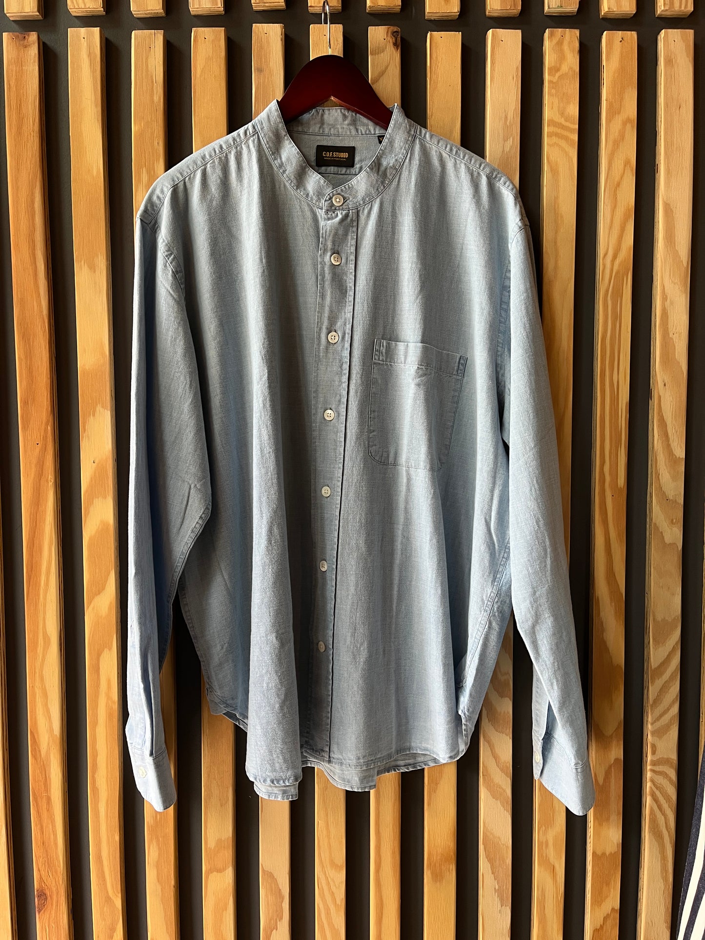 S, Indigo, Chambray Rinsed