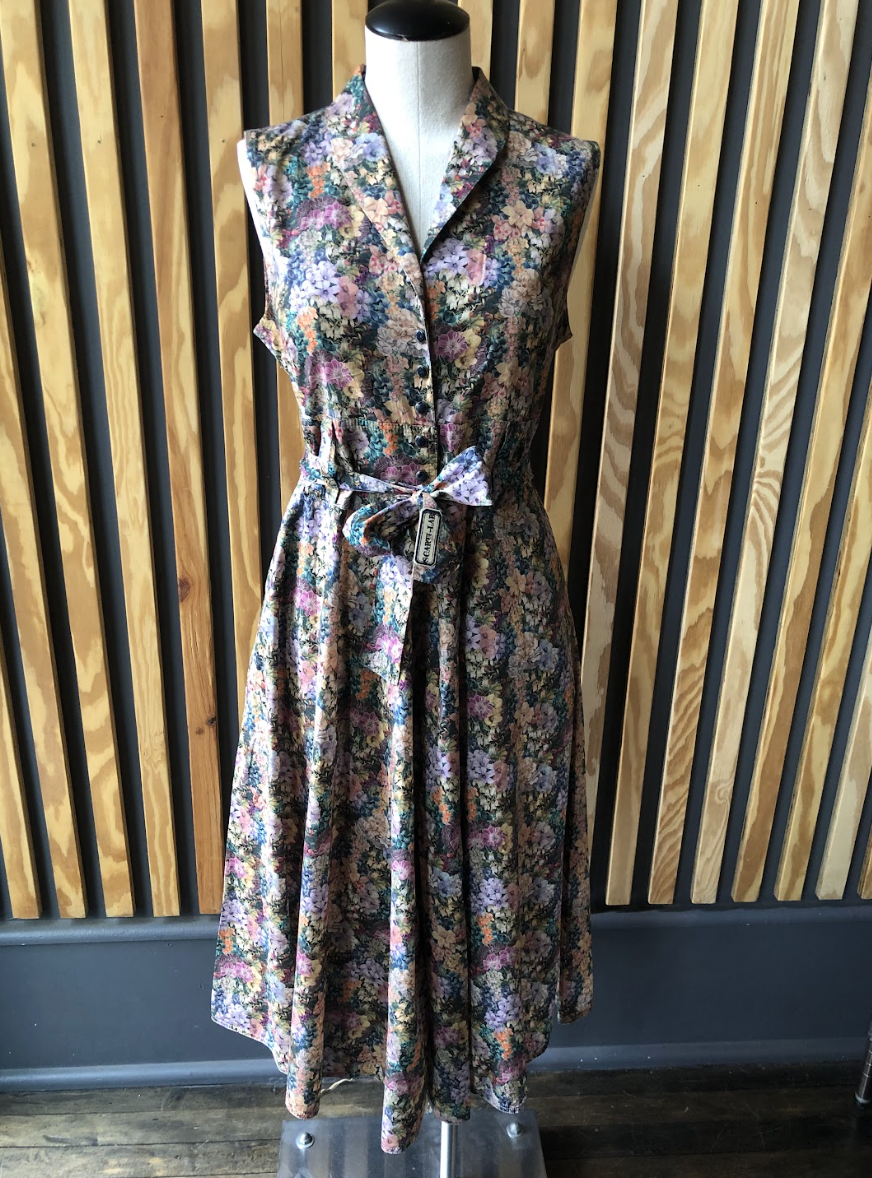 Purple Floral, XS