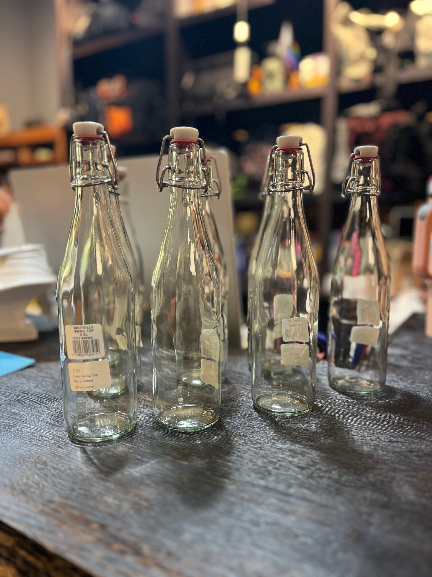 Glass Swing Top Bottle 500ml