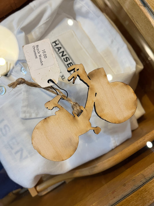 Bicycle Wooden Ornament