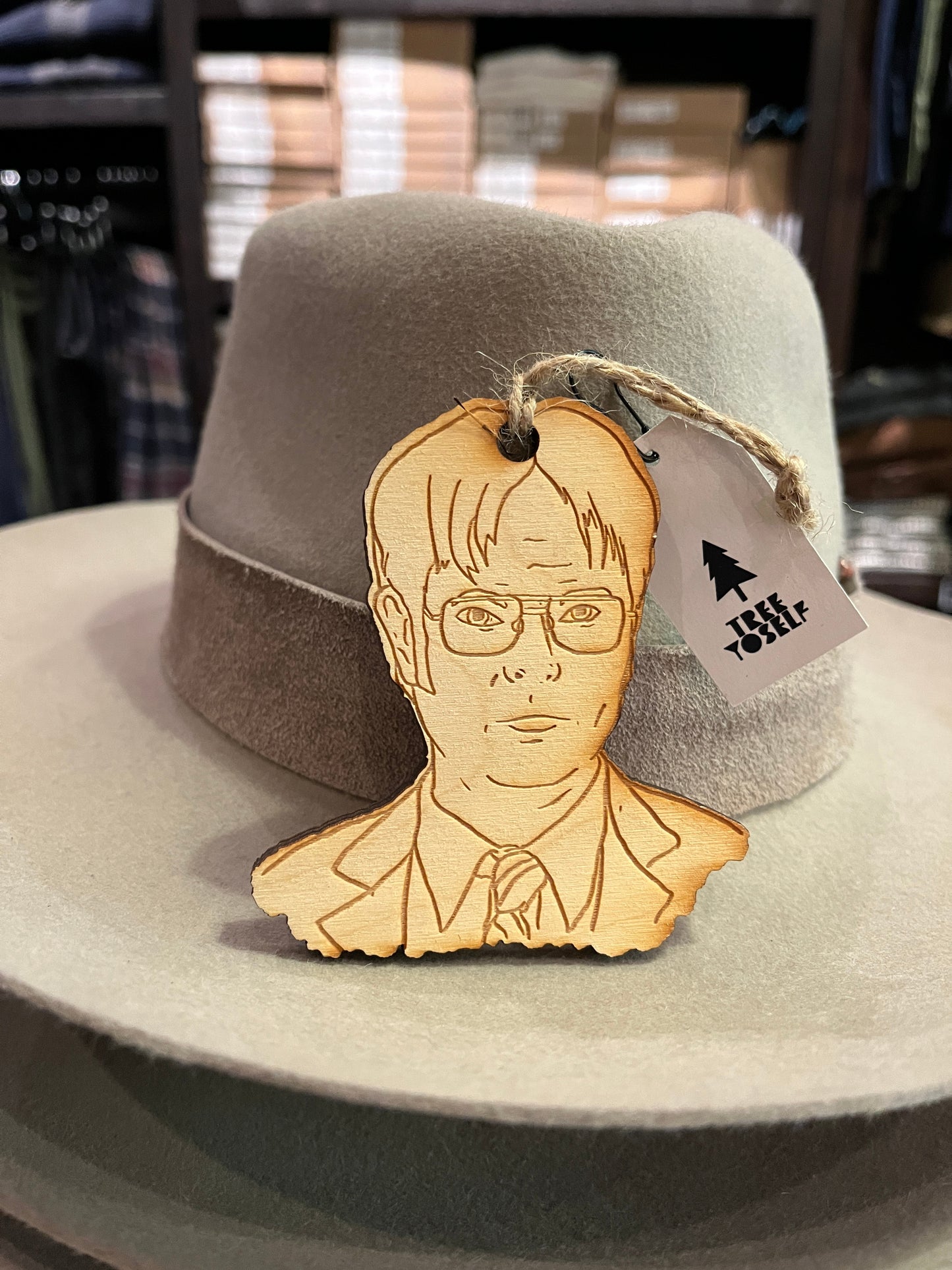 Dwight Schrute Wooden Ornament