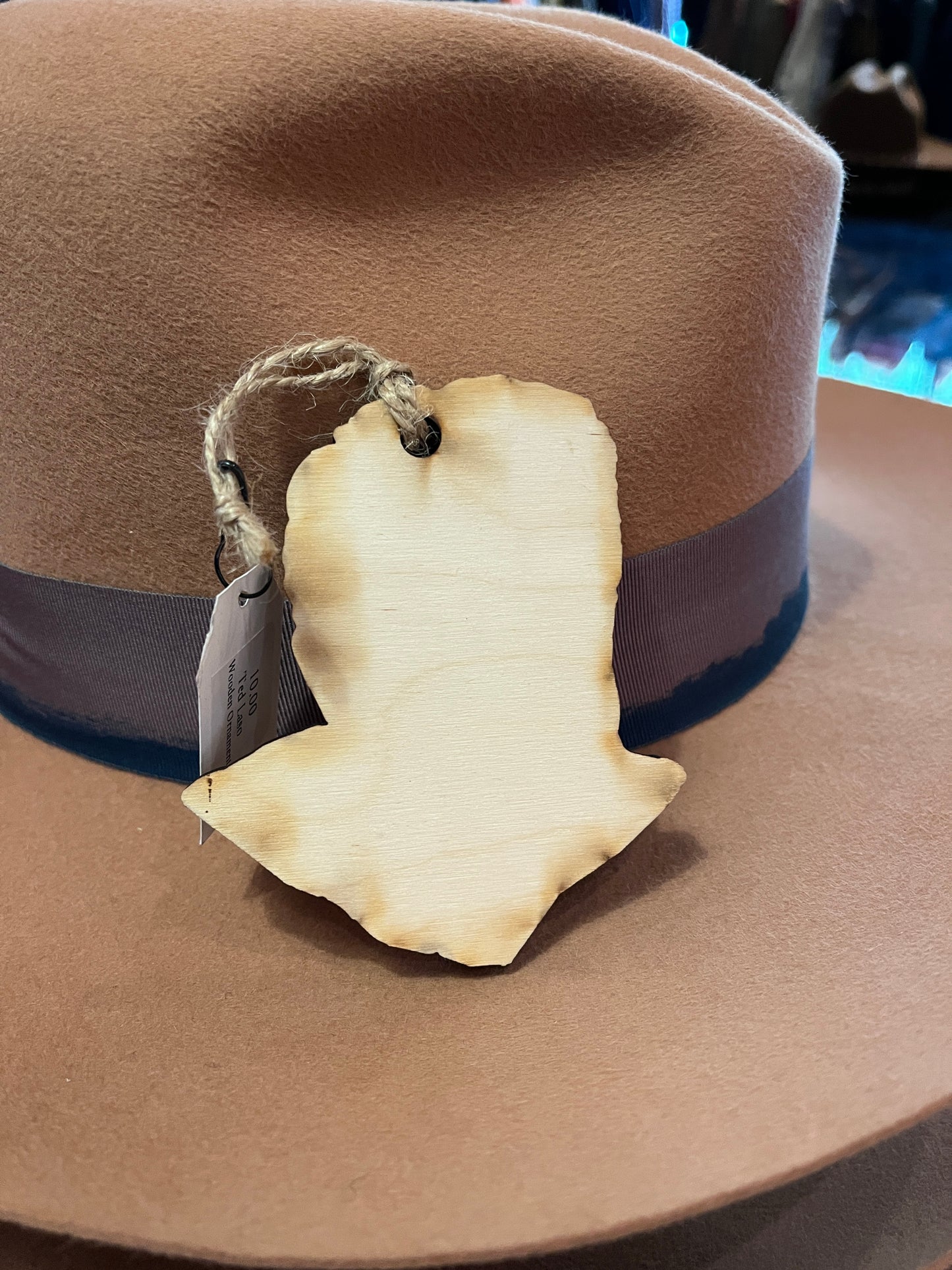 Ted Lasso Joking Around Wooden Ornament