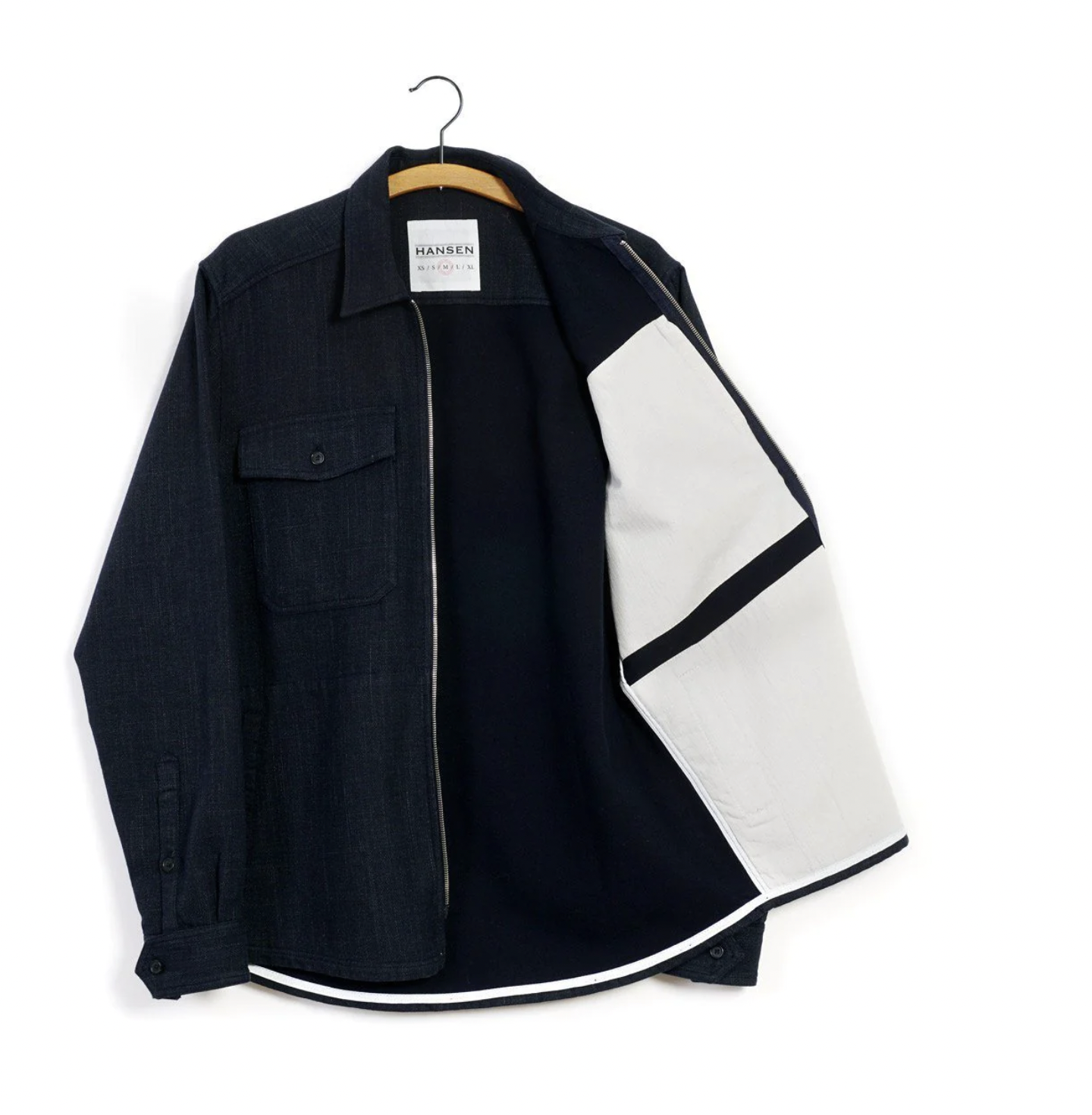 Sigve Zip Front Overshirt