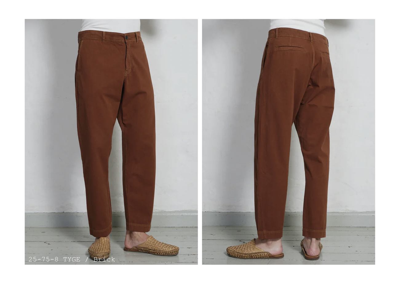 Tyge Wide Cut Cropped Trouser