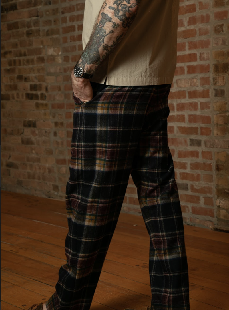 Tyge Wide Cut Cropped Trouser