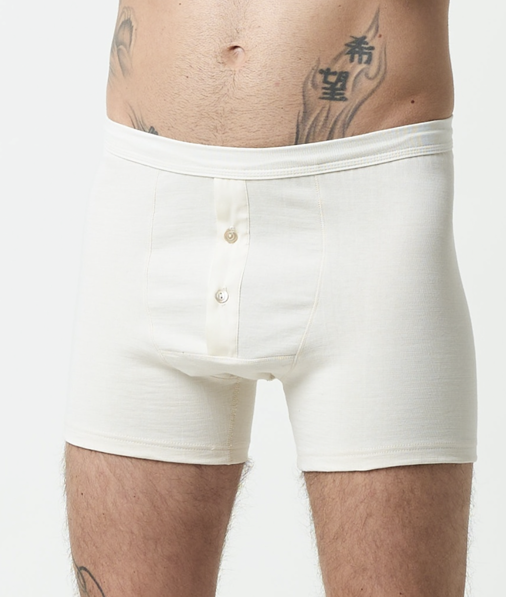 255 Loopwheeled Boxer Button-Fly