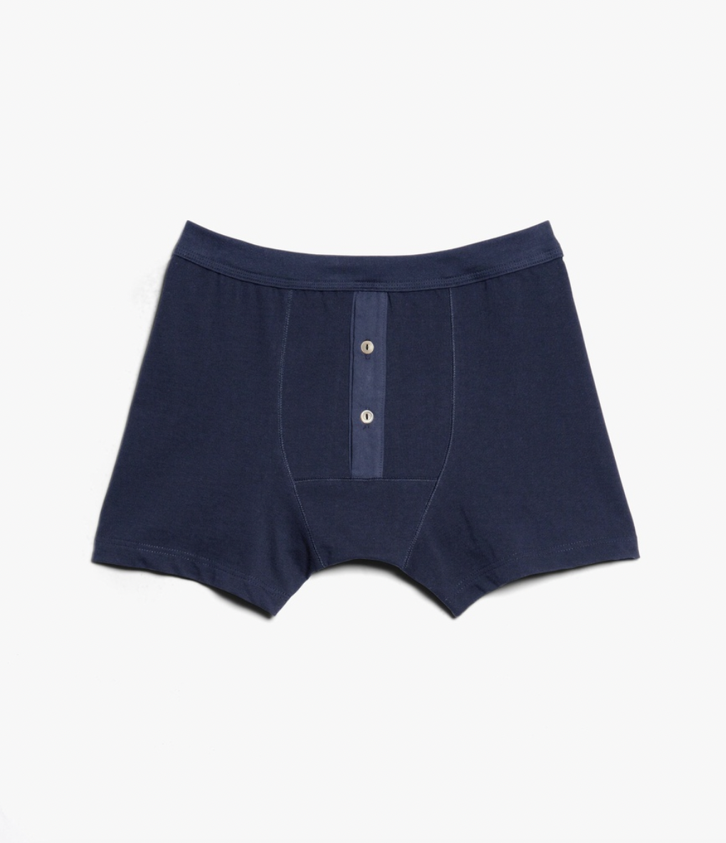 255 Loopwheeled Boxer Button-Fly
