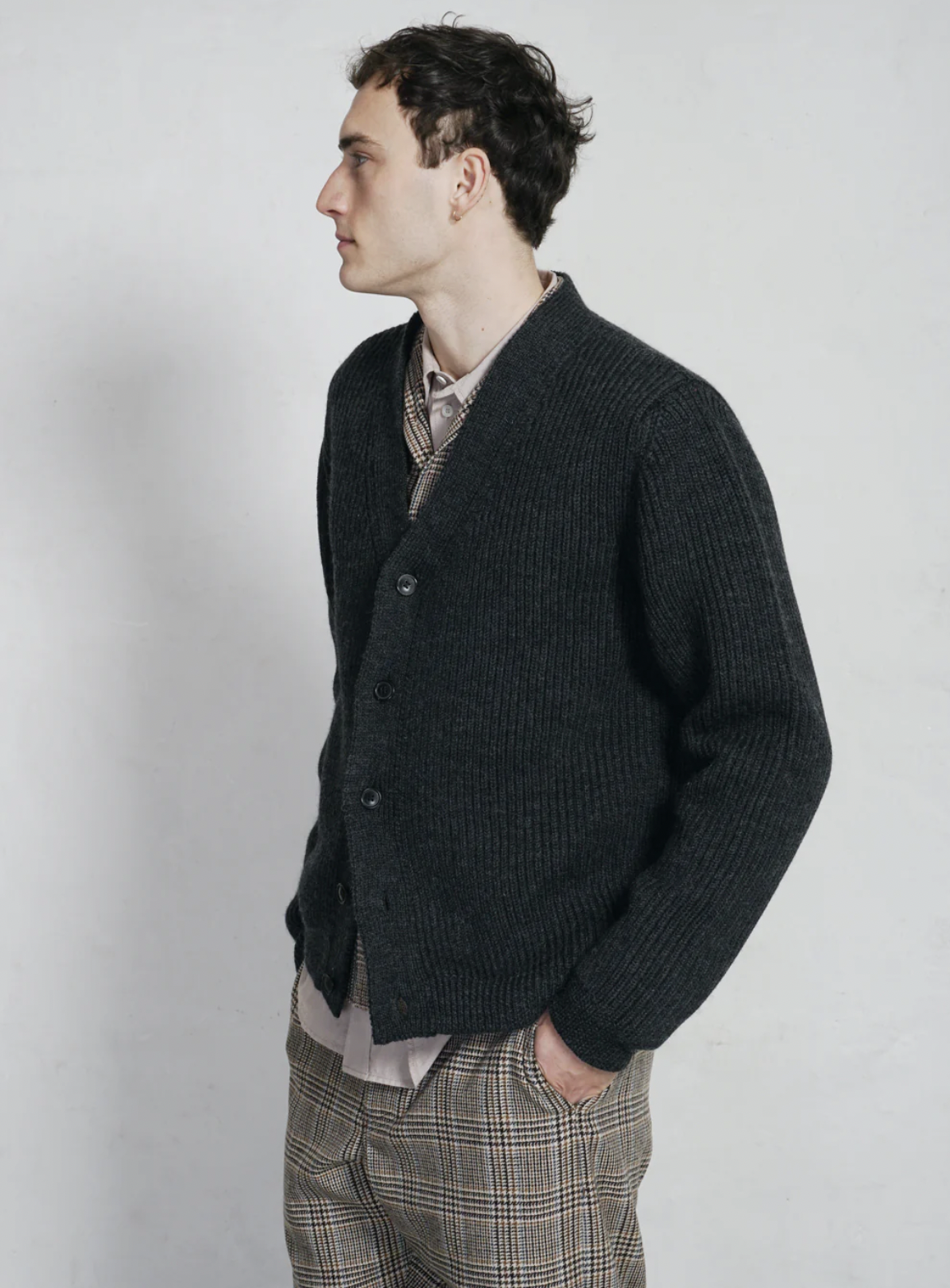Evald Heavy Knit Cardigan