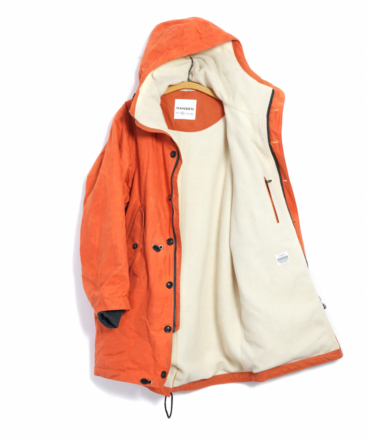 Rasmus Zip Waxed Parka