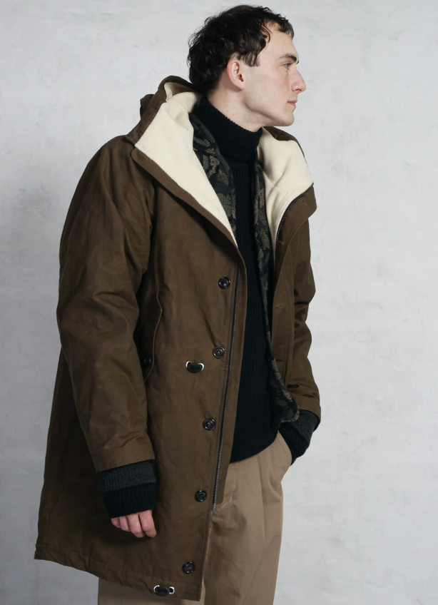 Rasmus Zip Waxed Parka