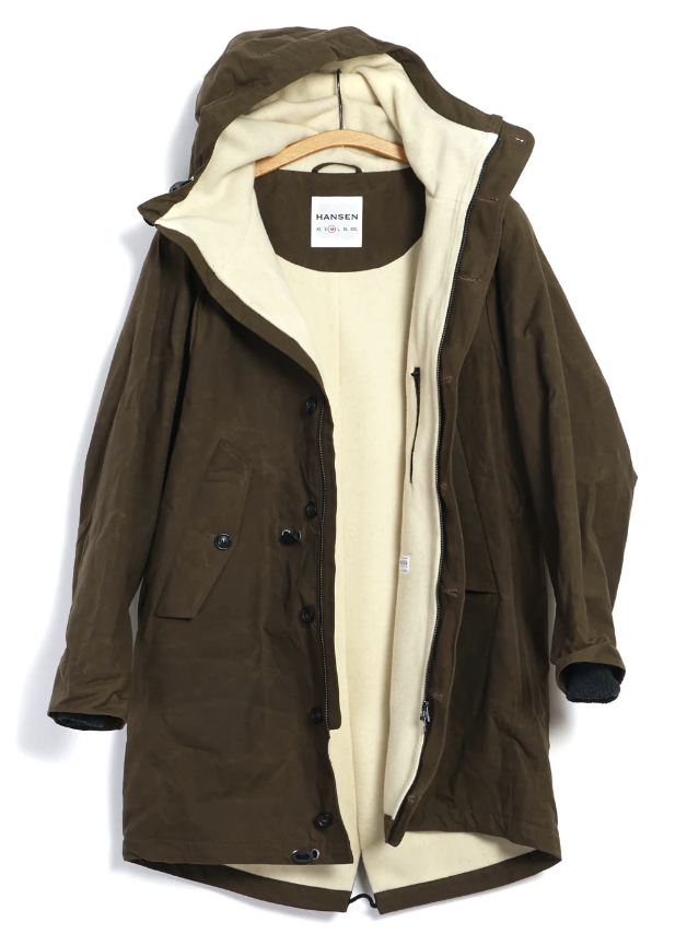 Rasmus Zip Waxed Parka