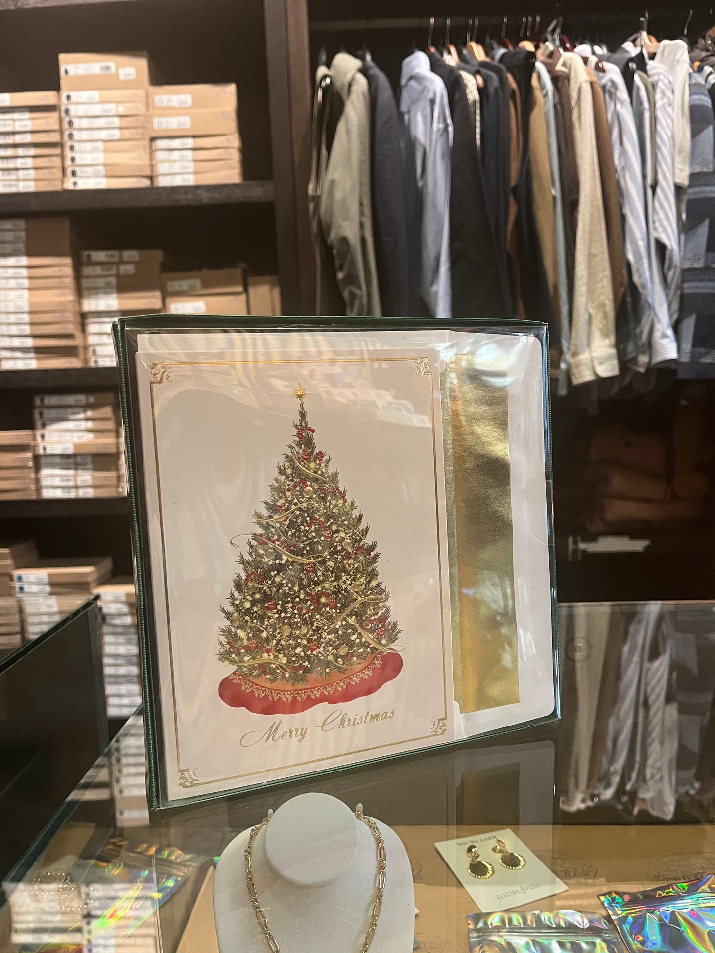 Elegant Tree Boxed Holiday Cards