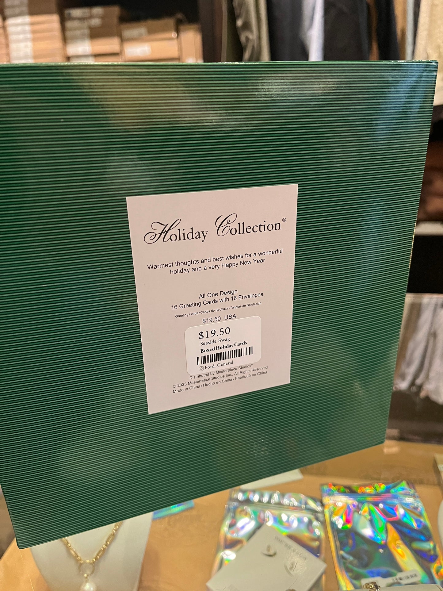 Seaside Swag Boxed Holiday Cards