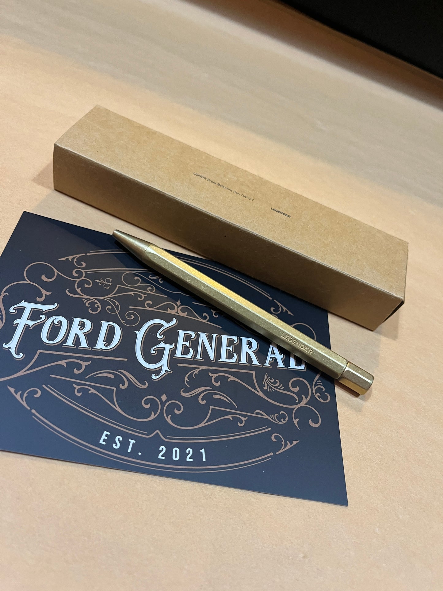 LGNDR Brass Ballpoint Pen