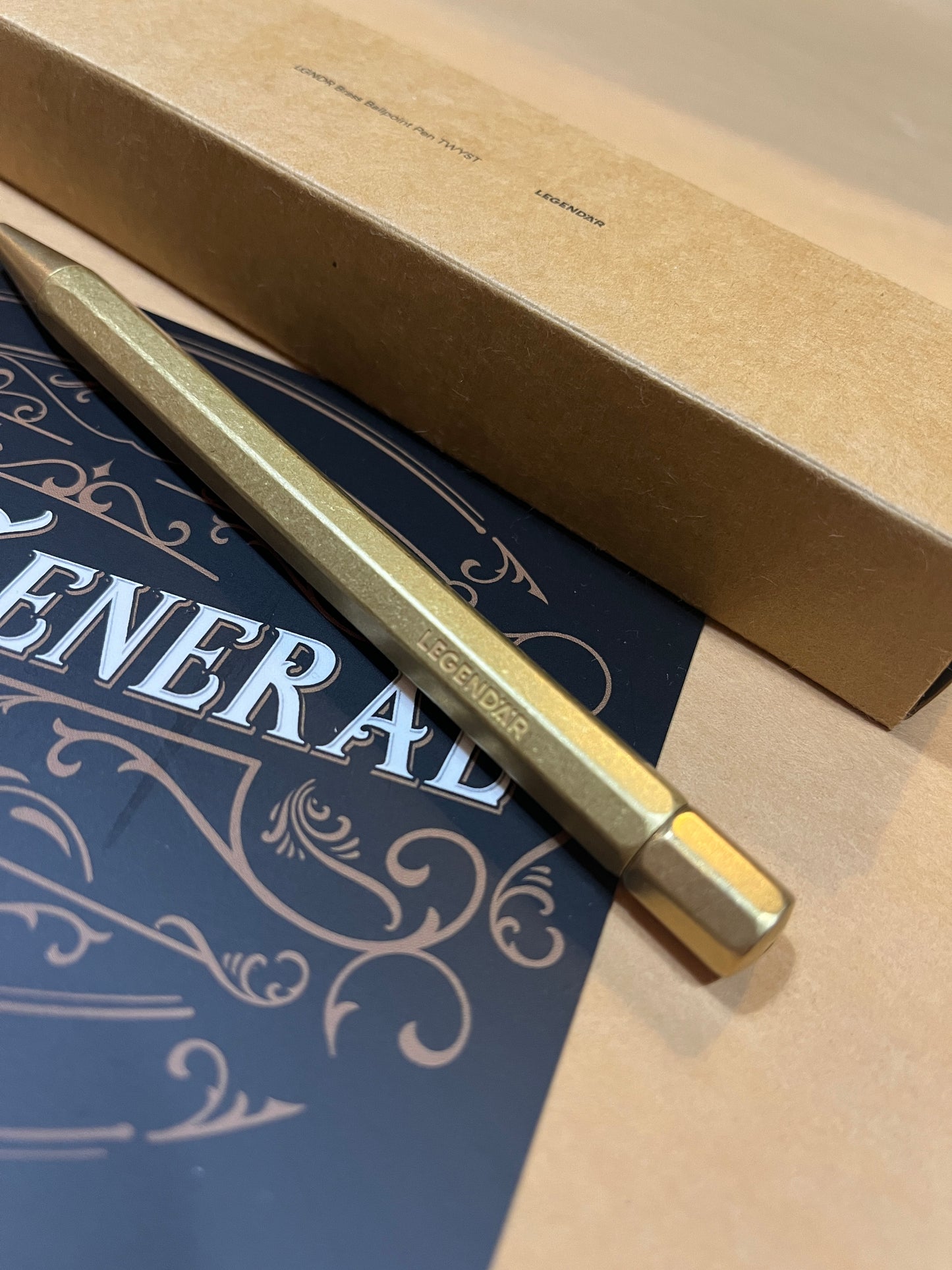 LGNDR Brass Ballpoint Pen