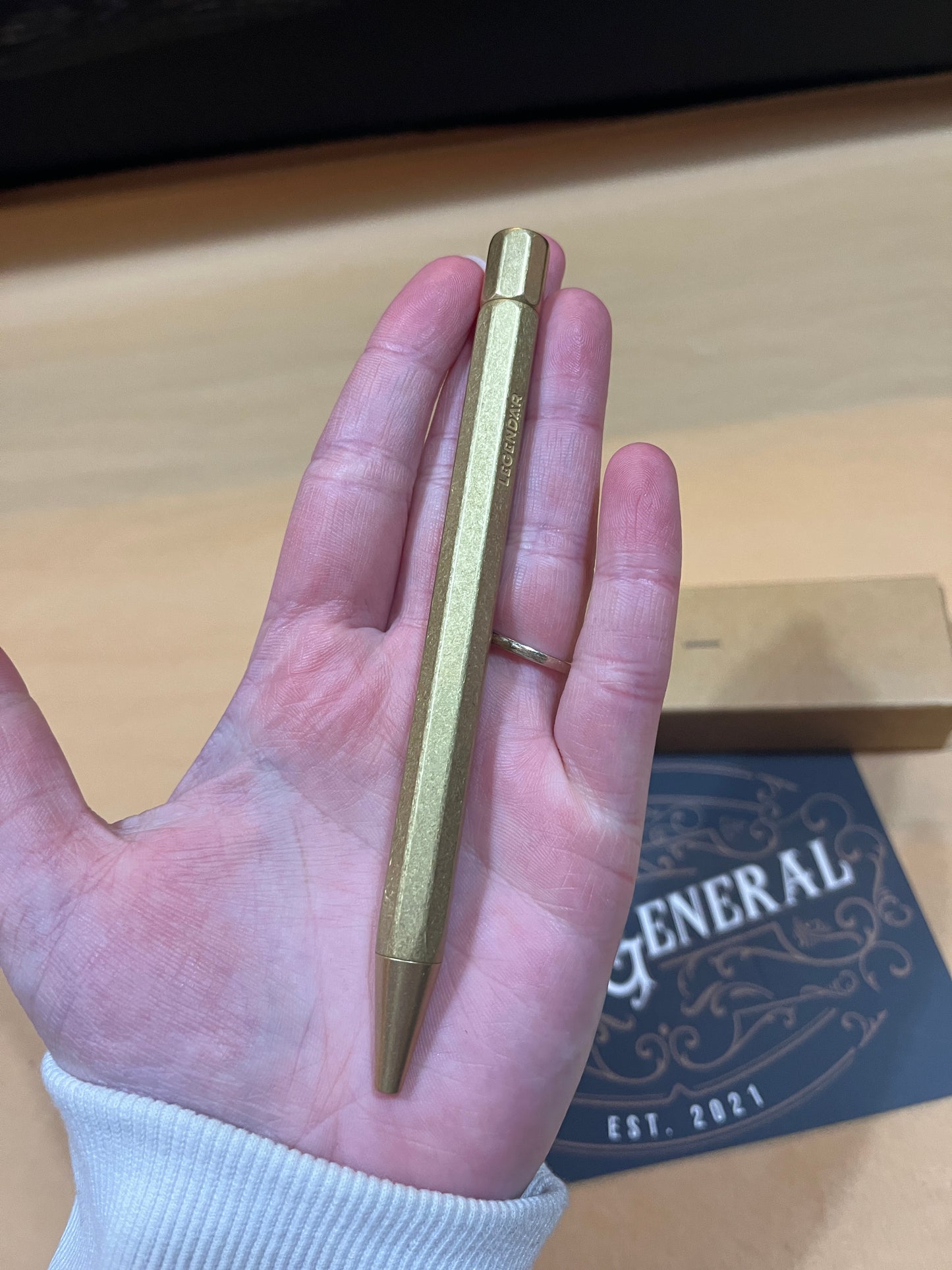 LGNDR Brass Ballpoint Pen