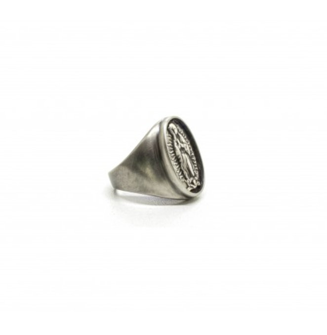 B119 Bague Chevalière "Santa Maria de Guadalupe"