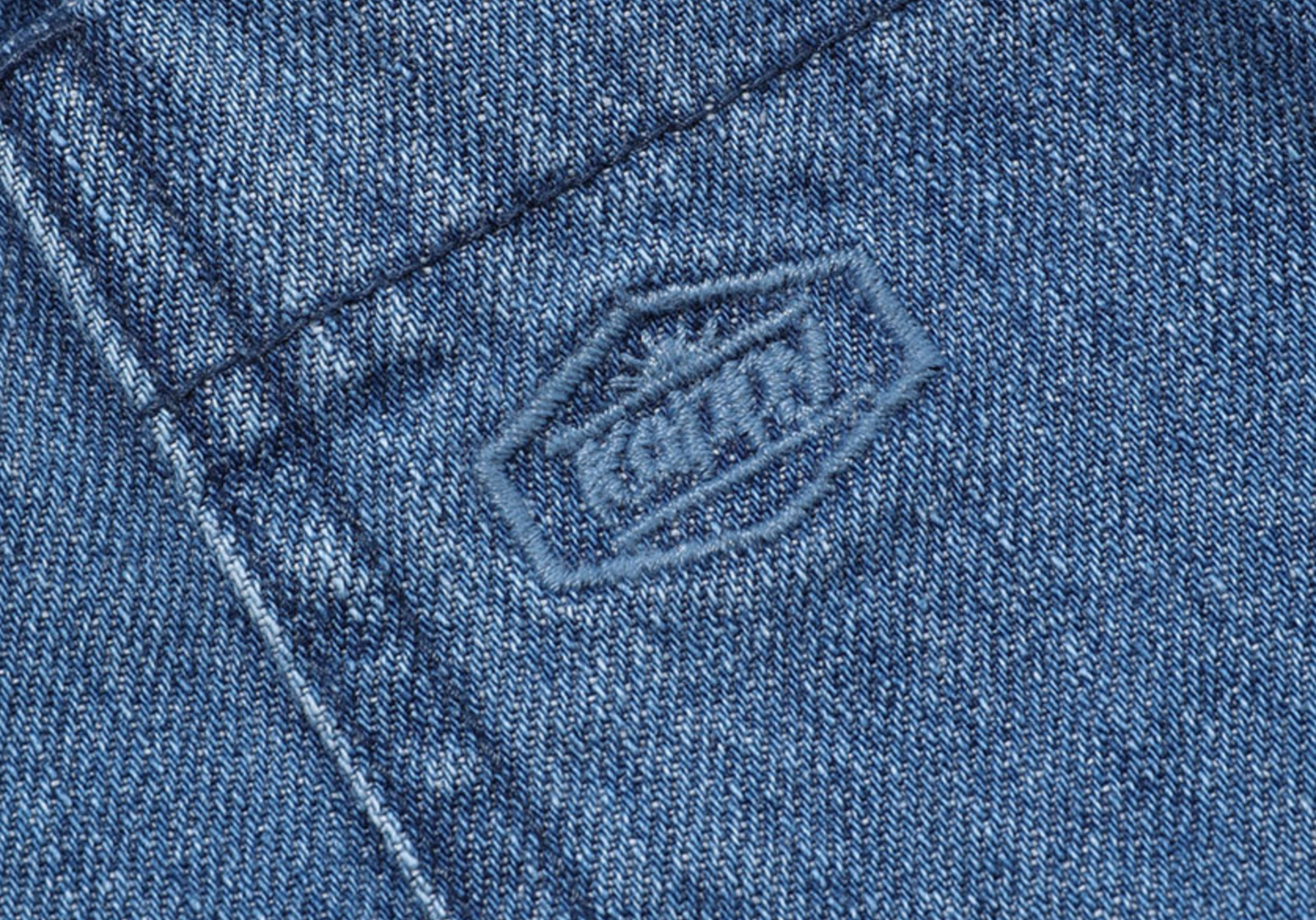 Recycled Denim Fatigue Skirt
