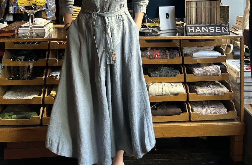 W403 Linen Woven Dress