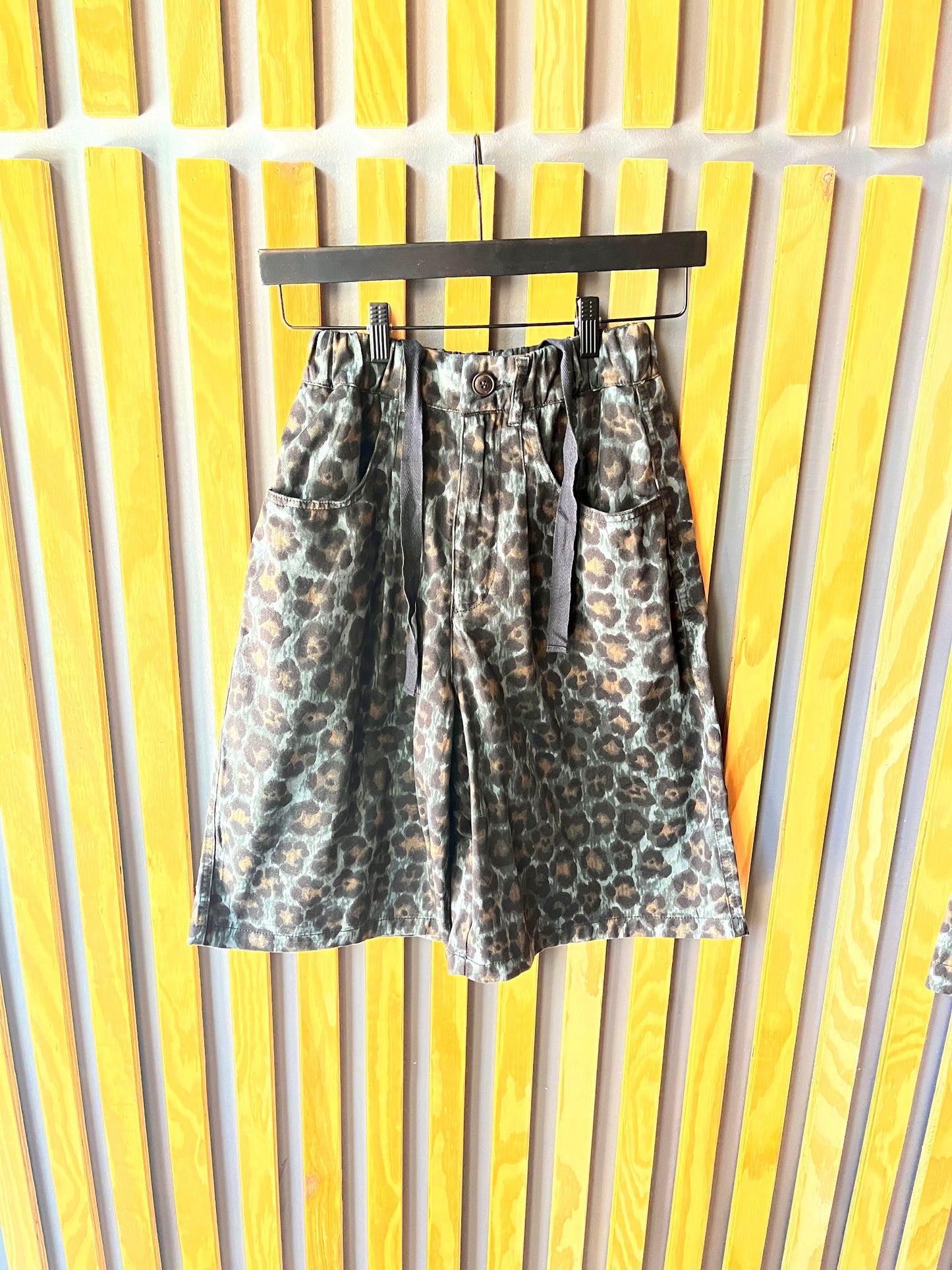 Drawstring Bermuda Shorts