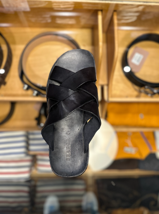 46620 Men's Upper Tcapo Nero Sandal