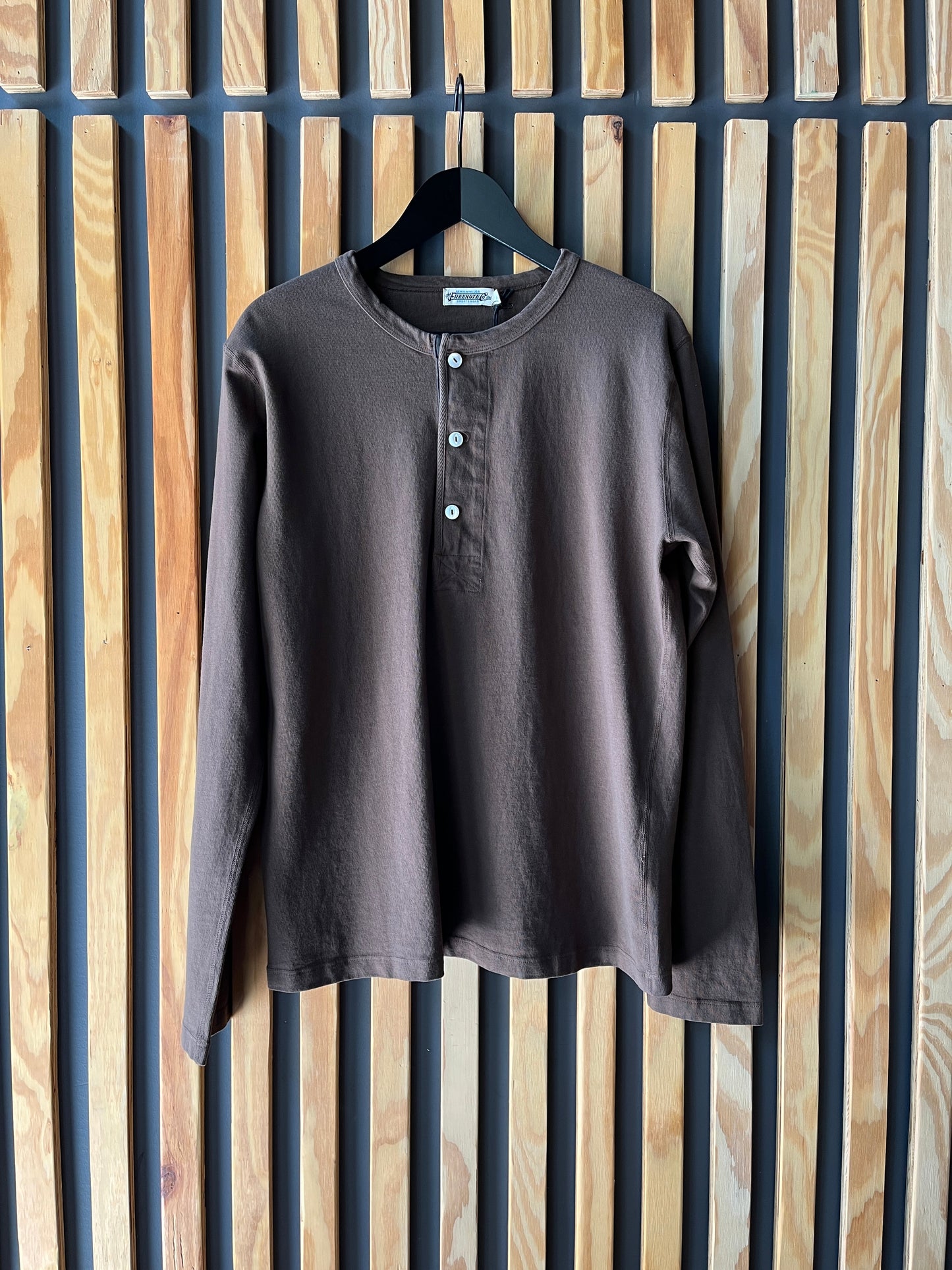 13 Ounce Long Sleeve Henley