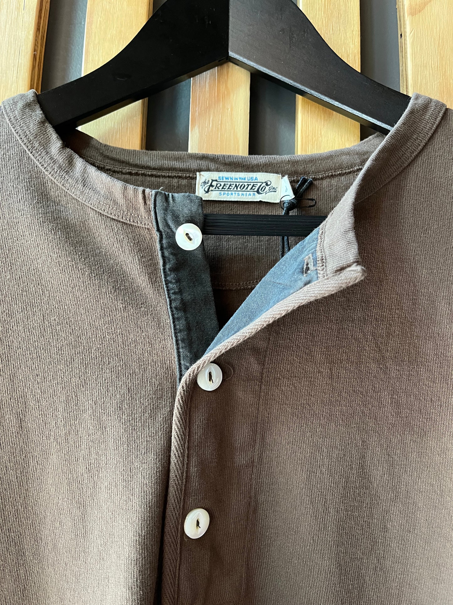 13 Ounce Long Sleeve Henley
