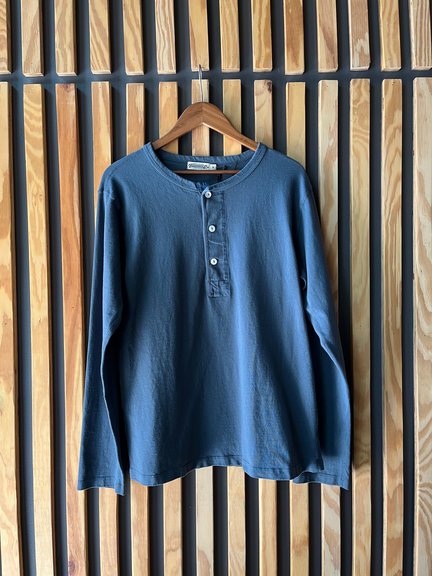 13 Ounce Long Sleeve Henley