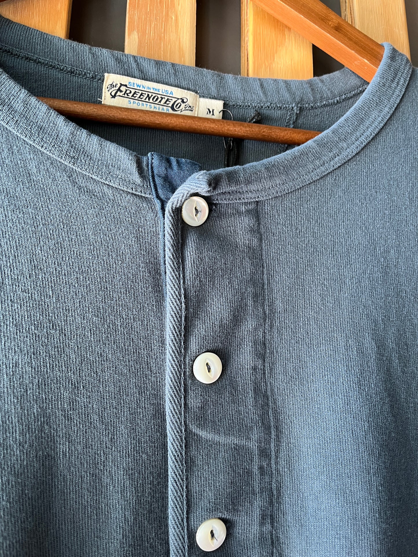 13 Ounce Long Sleeve Henley