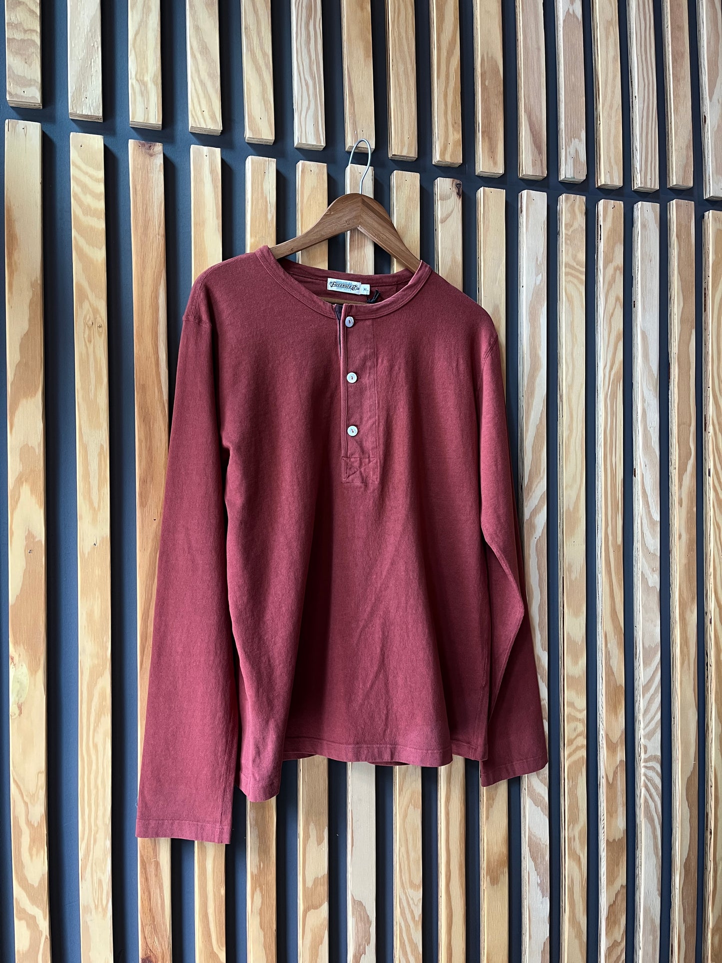 13 Ounce Long Sleeve Henley